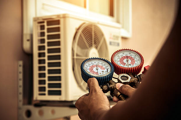 Professional Hvac Maintenance technician working in Winchester, CA